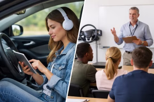 Self Paced Driving Course Compared With Classroom Training