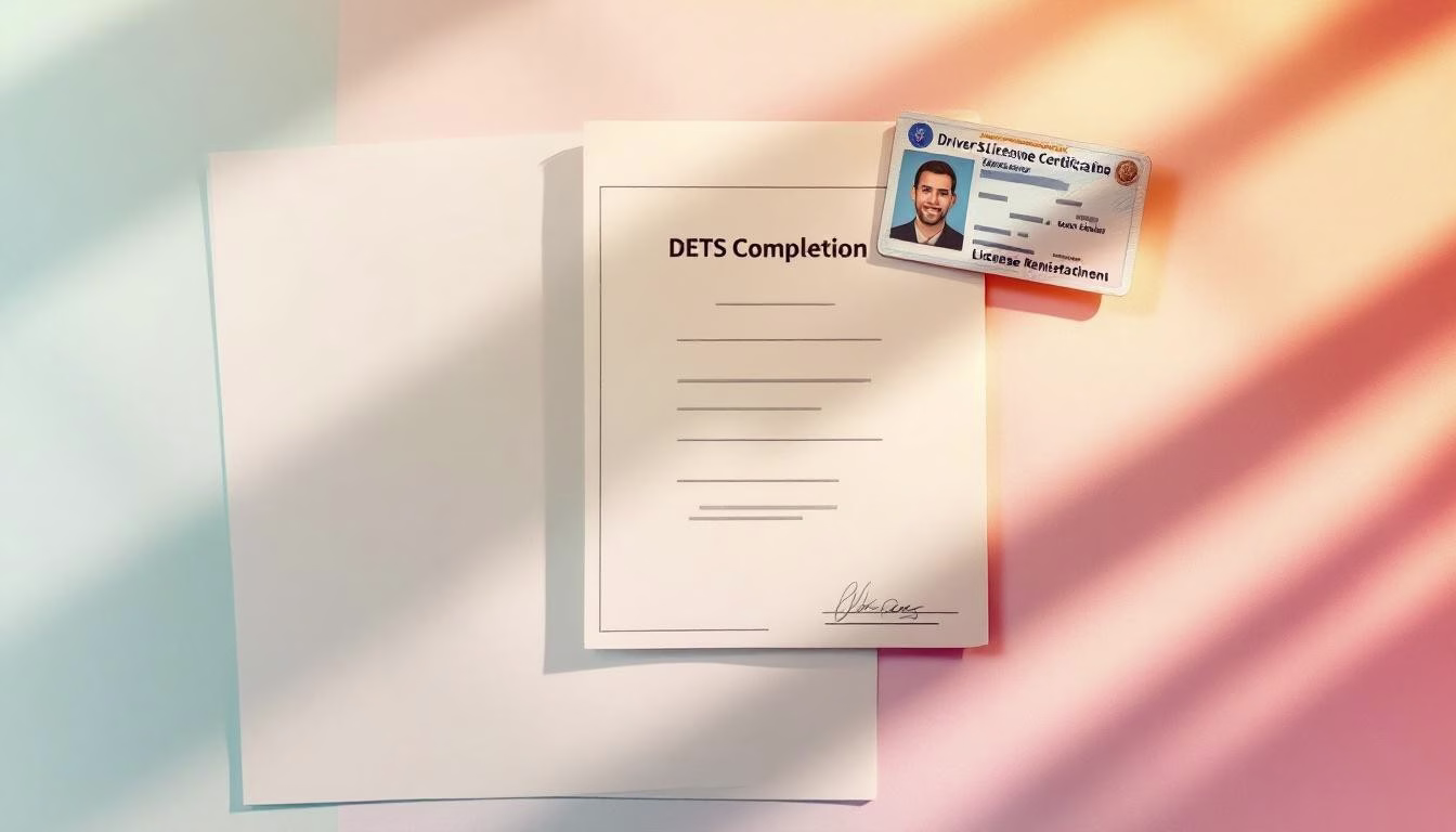 Why DETS Completion Is Essential for License Reinstatement