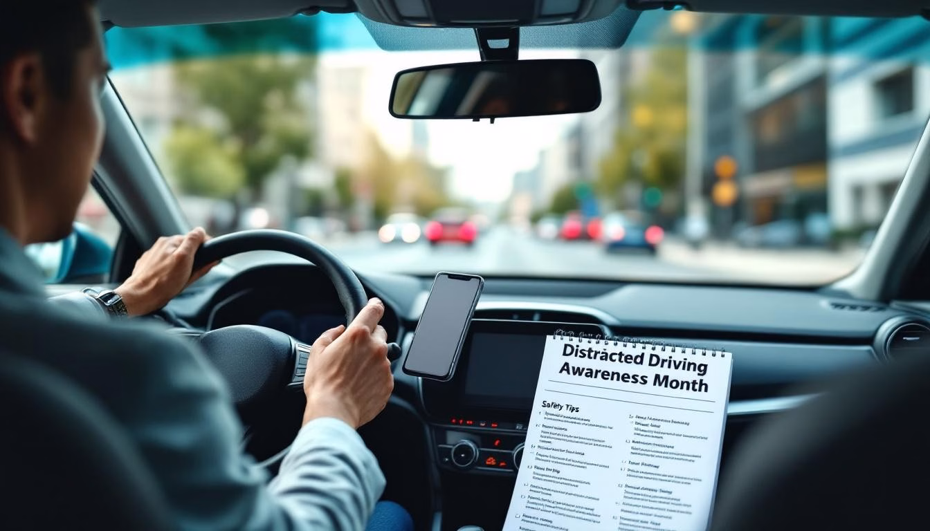 How to Stay Safe During Distracted Driving Awareness Month