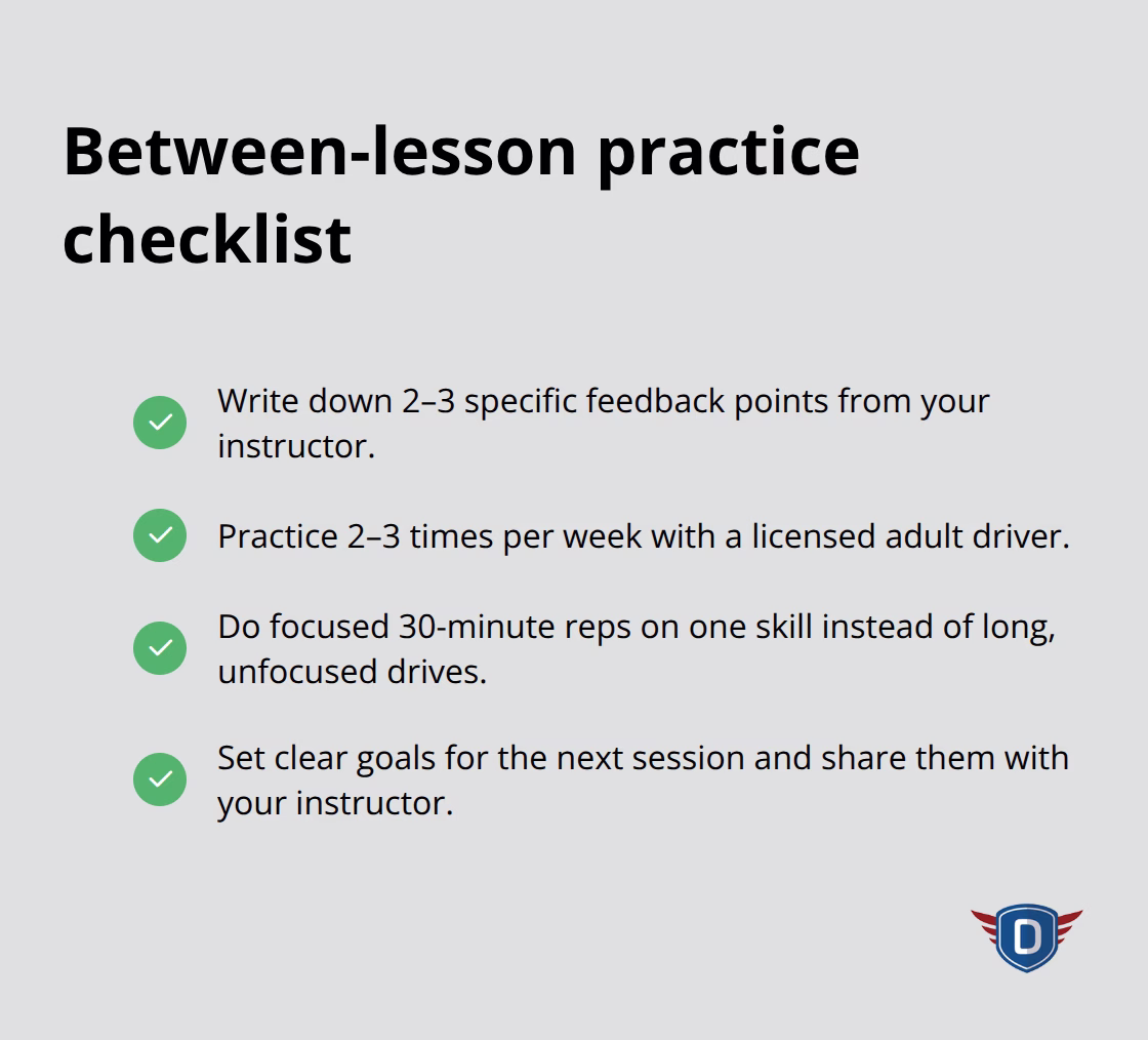 Checklist to turn instructor feedback into faster progress
