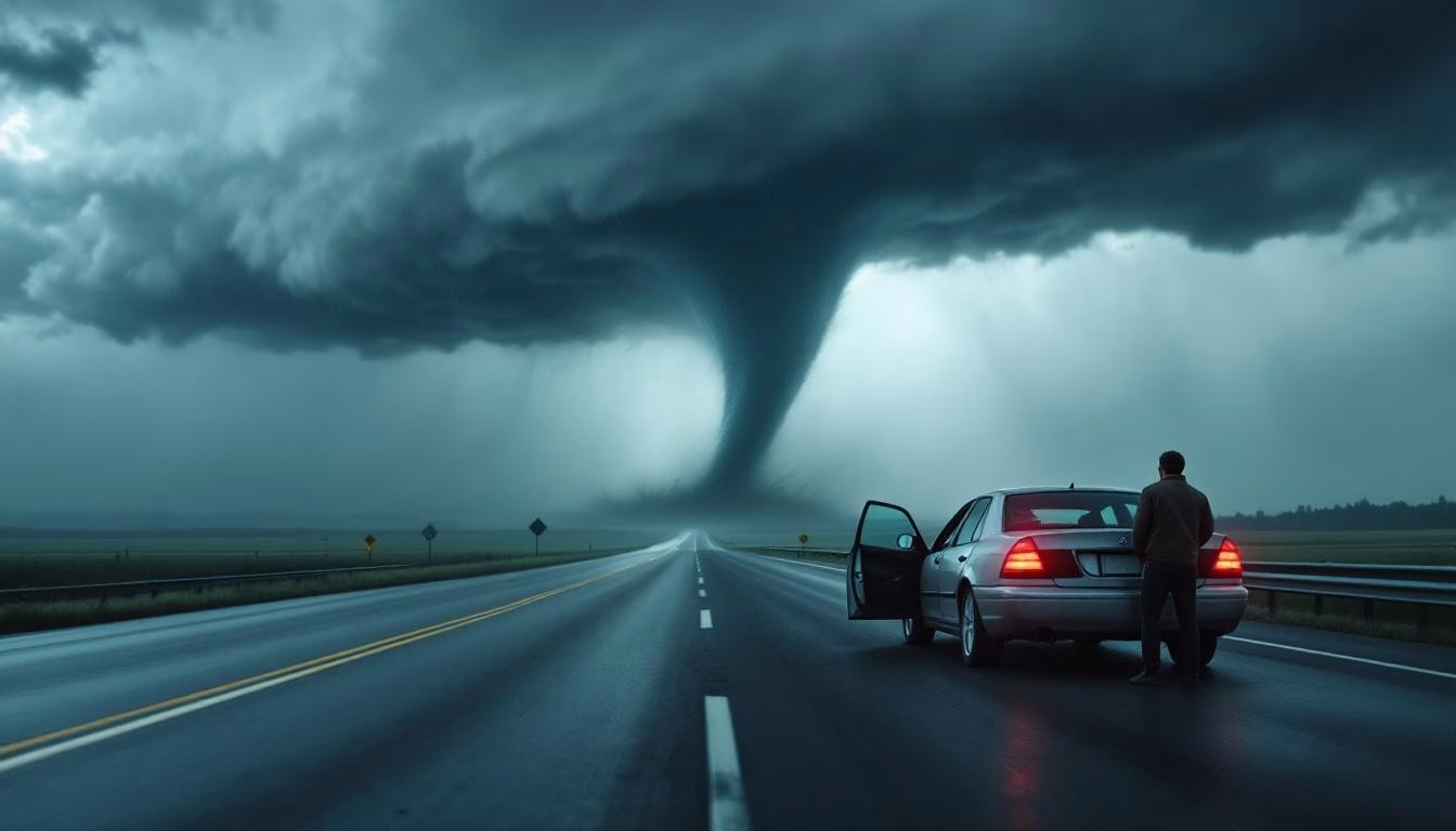 How to Drive Safely During a Tornado