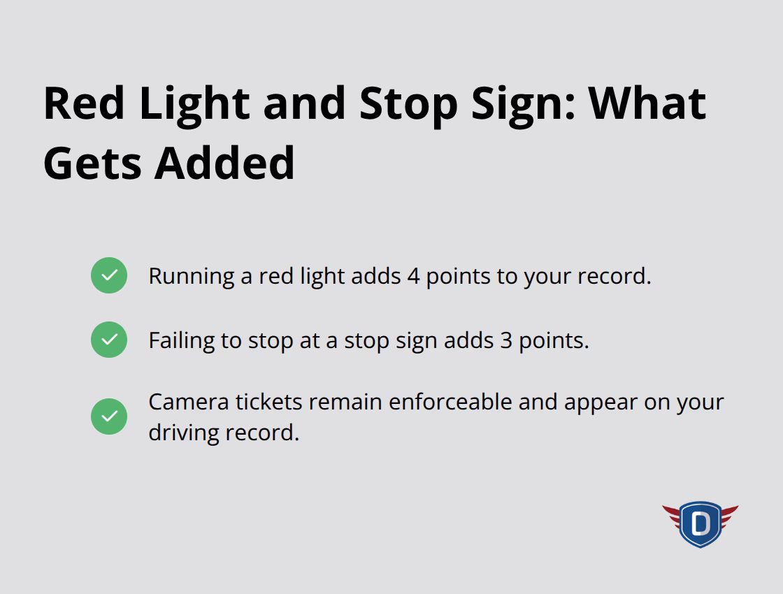 Points and camera enforcement for Florida signal violations - Traffic ticket defense Florida