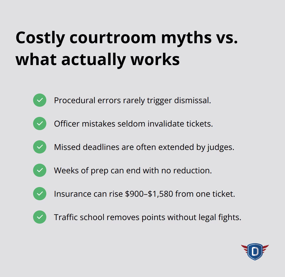 Common dismissal myths that waste money compared to proven traffic school results